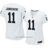 Maglia NFL Game Donna Las Vegas Raiders Janikowski Bianco
