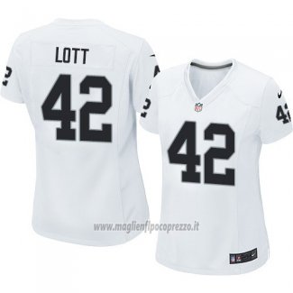 Maglia NFL Game Donna Las Vegas Raiders Lott Bianco