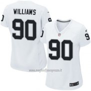 Maglia NFL Game Donna Las Vegas Raiders Williams Bianco