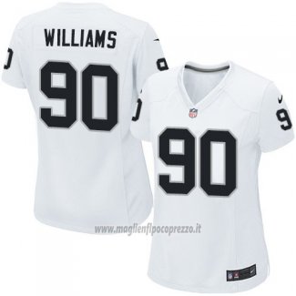 Maglia NFL Game Donna Las Vegas Raiders Williams Bianco