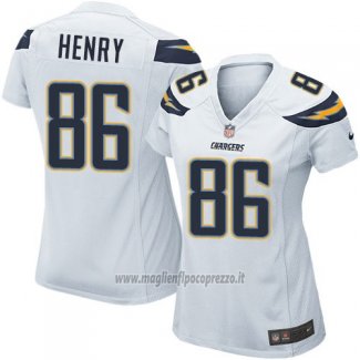Maglia NFL Game Donna Los Angeles Chargers Henry Bianco