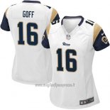 Maglia NFL Game Donna Los Angeles Rams Goff Bianco