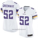 Maglia NFL Game Donna Minnesota Vikings Greenway Bianco