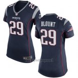 Maglia NFL Game Donna New England Patriots Blount Nero