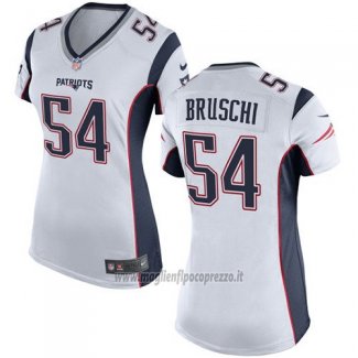 Maglia NFL Game Donna New England Patriots Bruschi Bianco