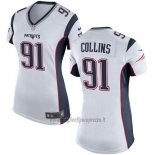 Maglia NFL Game Donna New England Patriots Collins Bianco