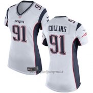 Maglia NFL Game Donna New England Patriots Collins Bianco