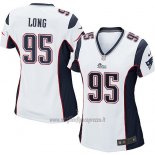 Maglia NFL Game Donna New England Patriots Long Bianco