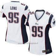 Maglia NFL Game Donna New England Patriots Long Bianco