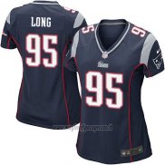Maglia NFL Game Donna New England Patriots Long Nero
