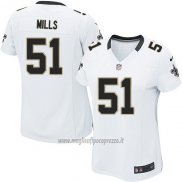 Maglia NFL Game Donna New Orleans Saints Mills Bianco