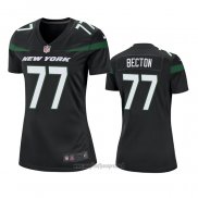 Maglia NFL Game Donna New York Jets Mekhi Becton Nero