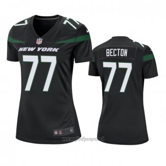Maglia NFL Game Donna New York Jets Mekhi Becton Nero
