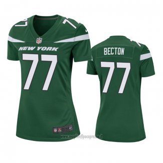 Maglia NFL Game Donna New York Jets Mekhi Becton Verde
