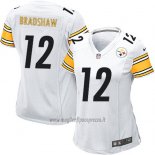 Maglia NFL Game Donna Pittsburgh Steelers Bradshaw Bianco