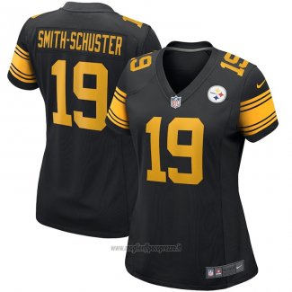 Maglia NFL Game Donna Pittsburgh Steelers Juju Smith-schuster Alternato Nero2