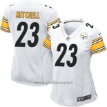 Maglia NFL Game Donna Pittsburgh Steelers Mitchell Bianco