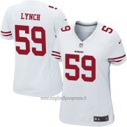 Maglia NFL Game Donna San Francisco 49ers Lynch Bianco