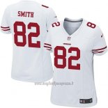 Maglia NFL Game Donna San Francisco 49ers Smith Bianco