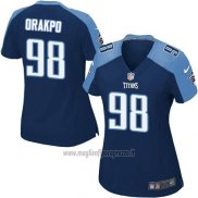 Maglia NFL Game Donna Tennessee Titans Orakpo Blu Scuro