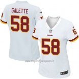 Maglia NFL Game Donna Washington Commanders Galette Bianco