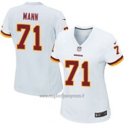 Maglia NFL Game Donna Washington Commanders Mann Bianco