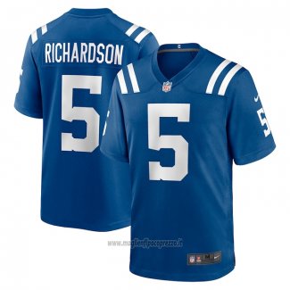 Maglia NFL Game Indianapolis Colts Anthony Richardson 2023 NFL Draft First Round Pick Blu