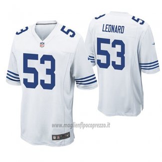 Maglia NFL Game Indianapolis Colts Darius Leonard Bianco