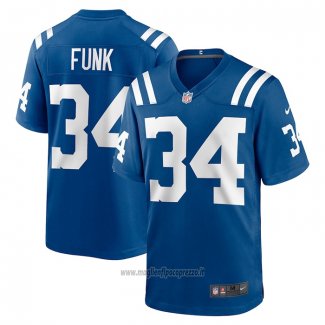 Maglia NFL Game Indianapolis Colts Jake Funk Blu
