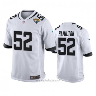 Maglia NFL Game Jacksonville Jaguars Davon Hamilton Bianco