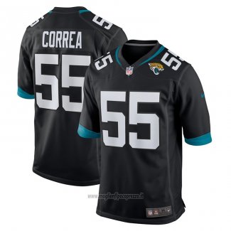 Maglia NFL Game Jacksonville Jaguars Kamalei Correa Nero