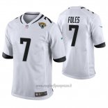 Maglia NFL Game Jacksonville Jaguars Nick Foles Bianco