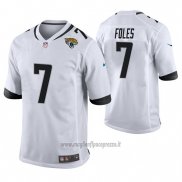 Maglia NFL Game Jacksonville Jaguars Nick Foles Bianco