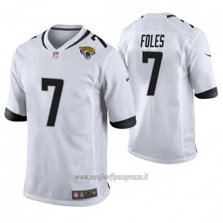 Maglia NFL Game Jacksonville Jaguars Nick Foles Bianco