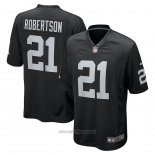 Maglia NFL Game Las Vegas Raiders Amik Robertson Nero