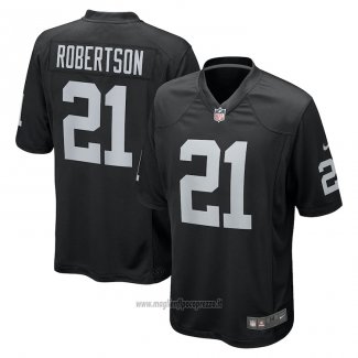 Maglia NFL Game Las Vegas Raiders Amik Robertson Nero