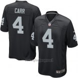 Maglia NFL Game Las Vegas Raiders Carr Nero