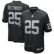 Maglia NFL Game Las Vegas Raiders Fred Biletnikoff Retired Nero