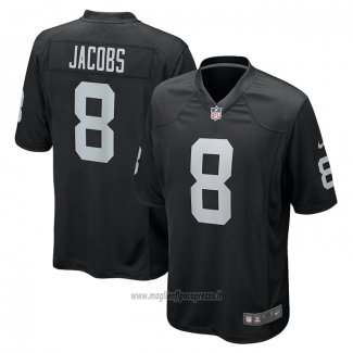 Maglia NFL Game Las Vegas Raiders Josh Jacobs 8 Nero