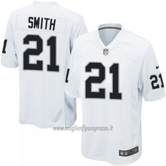 Maglia NFL Game Las Vegas Raiders Smith Bianco2