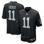 Maglia NFL Game Las Vegas Raiders Tre Tucker Nero