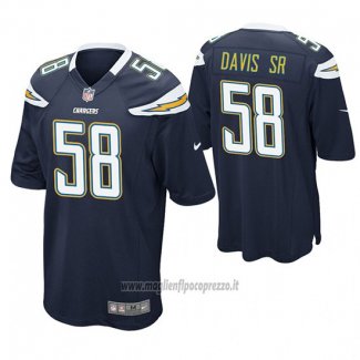 Maglia NFL Game Los Angeles Chargers Thomas Davis Sr Blu