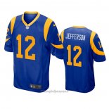 Maglia NFL Game Los Angeles Rams 12 Van Jefferson Blu