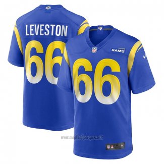 Maglia NFL Game Los Angeles Rams Kt Leveston Blu