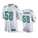 Maglia NFL Game Miami Dolphins Jason Strowbridge Bianco