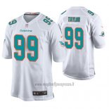 Maglia NFL Game Miami Dolphins Jason Taylor Bianco