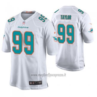 Maglia NFL Game Miami Dolphins Jason Taylor Bianco