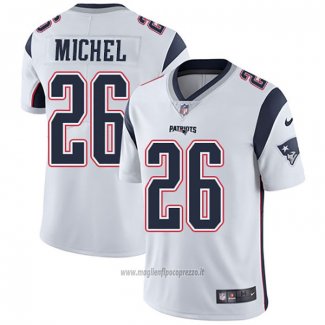 Maglia NFL Game New England Patriots 26 Sony Michel Bianco