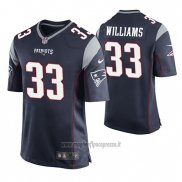 Maglia NFL Game New England Patriots Joejuan Williams Blu