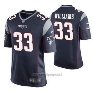 Maglia NFL Game New England Patriots Joejuan Williams Blu
